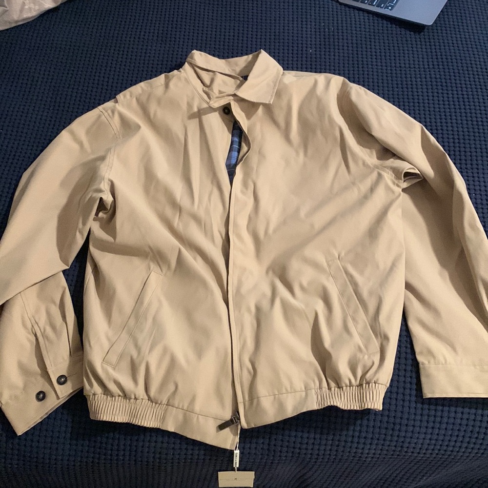FAIRWAY & Greene Barnes microfiber jacket  golf khaki rain wind